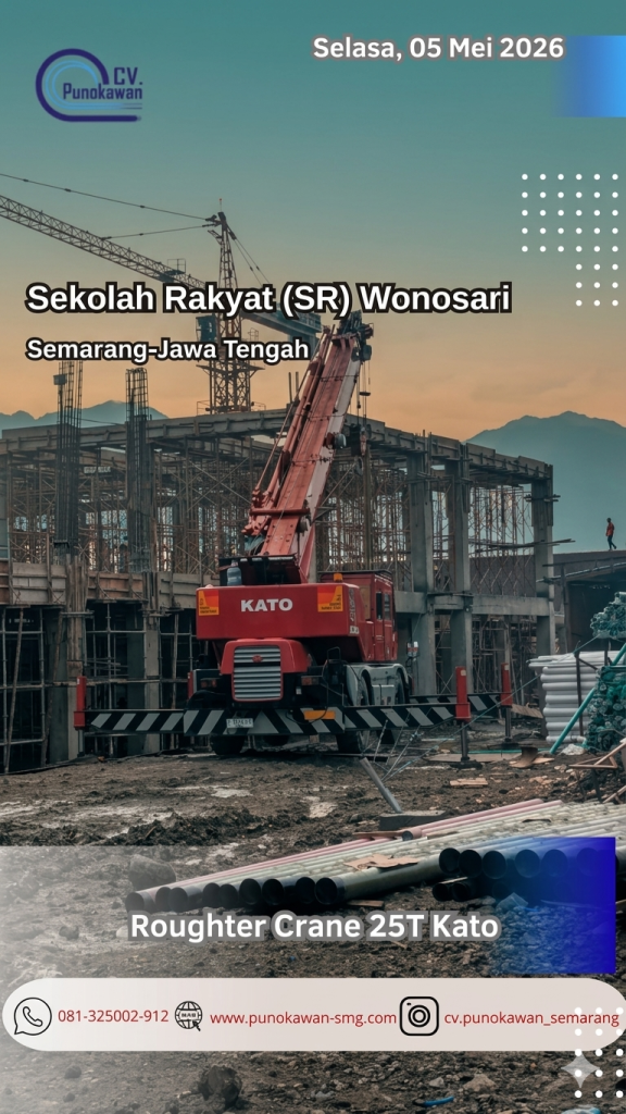 Dukung Fasilitas Pendidikan, CV Punokawan Kawal Proyek Pembangunan Sekolah Rakyat Wonosari 1 Gemini Generated Image 6t3lp86t3lp86t3l