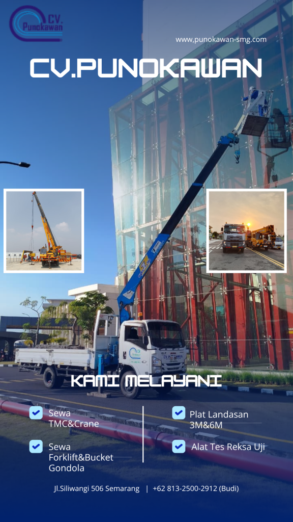 Rental Crane Semarang untuk Pekerjaan Angkat yang Aman dan Efisien 1 sewa crane tmc cv.punokawan semarang 1