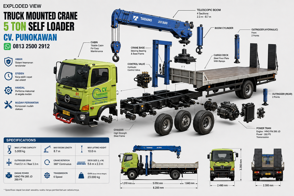 Sewa Truck Crane Semarang untuk Kebutuhan Proyek Konstruksi dan Industri 1 sewacranesemarang